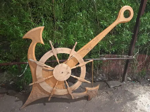 Wooden Ship Anchor Décor